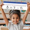 Dinggaogao 10Packs Numbers Line Dry Erase Board Cards, Double Sided