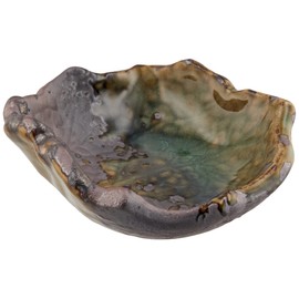 Banko Ware 16054 Iga Kinsai Small Bowl with Small Bowl, Diameter Approx. 3.5 inches (9 cm), Nozomi Tree Leaves, Made in Japan