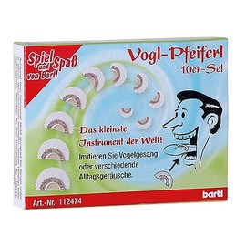 Bartl Vogl whistle, bird whistles like a nightingale, nostalgic instrument (set of 10)