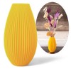 Artificial Flower Vase, Unbreakable 20 cm, Modern, Yellow Vase, Home