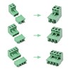 25 Pairs 5.08mm Pitch 2/3/4 Pin Screw Connector Pluggable Terminal