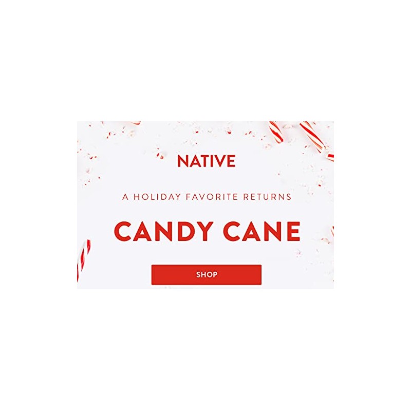 Native Deodorant - Paraben Free Aluminum Free - Candy Cane