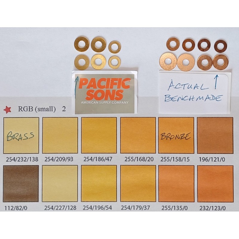 Benchmade REAL Phosphor Bronze OverSize Washer Set (2 Washers) For