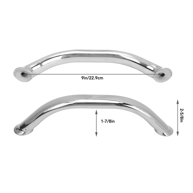 Boat Grab Bar Marine Grade Stainless Steel Sturdy Grab Handle