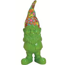 Pommerntraum ® Garden Gnome Gnome Figurine Gnome Garden Decoration Home Decoration Figure POP Art (Green - 20 cm)