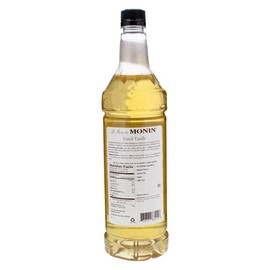 Monin - French Vanilla Syrup with Monin BPA Free Pump, Boxed, Versatile Flavor, Natural Flavors, Great for Coffees, Cocktails, Shakes, and Kids Drinks, Non-GMO, Gluten-Free (1 Liter)