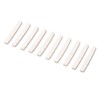 10Pcs Guitar Slotted Bone Nut Flat Bottom 6 String Electric