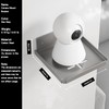HZBL-LP Floating Shelves, Metal Wall Shelf for Wall Storage, for