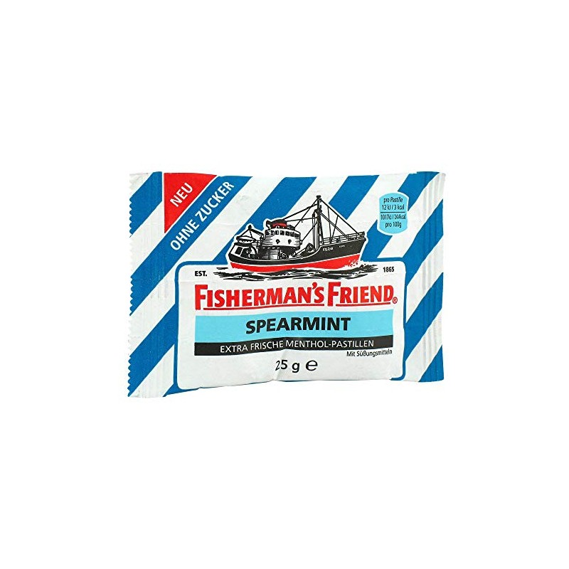 Fisherman's Friend Spearmint Sugar Free Lozenges 25g