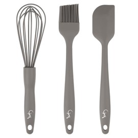 Lurch Flexi Starter Tools Set of 3 Dough Scraper Brush Whisk Baking Basic Set