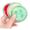 BIUDECO 6pcs Fruit Shape Cooling Eye Pads PVC Gel Eye