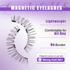 Magnetic Eyelashes with Applicator Natural Look Reusable Magnetic Lashes No