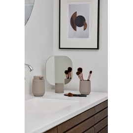 ZONE DENMARK Nova Soap Dispenser - A Fusion of Sleek Design and Durable Material - Elevate Your Bathroom with Sophistication and Practical Elegance. A Stylish and Functional Bathroom Accessory