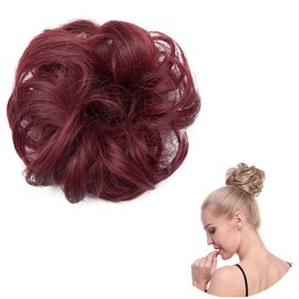 Sego Hairpiece, Hair Extension Bun Scrunchy, Messy Updo