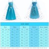 Yigoo Yigoo ELSA Eiskönigin Prinzessin Kostüm Kleid Mädchen Kinder mit