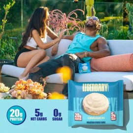 Barra Proteina Legendary Protein Sweet Rolls 4 Pack Keto Fit                                                                                          