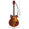 Miniature Electric Guitar Model Innovative Simulation Hand Crafted Wooden Guitar