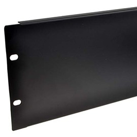 kenable Blanking Plate Solid 3U for Comms Data Cabinet Rack 19 inch Black