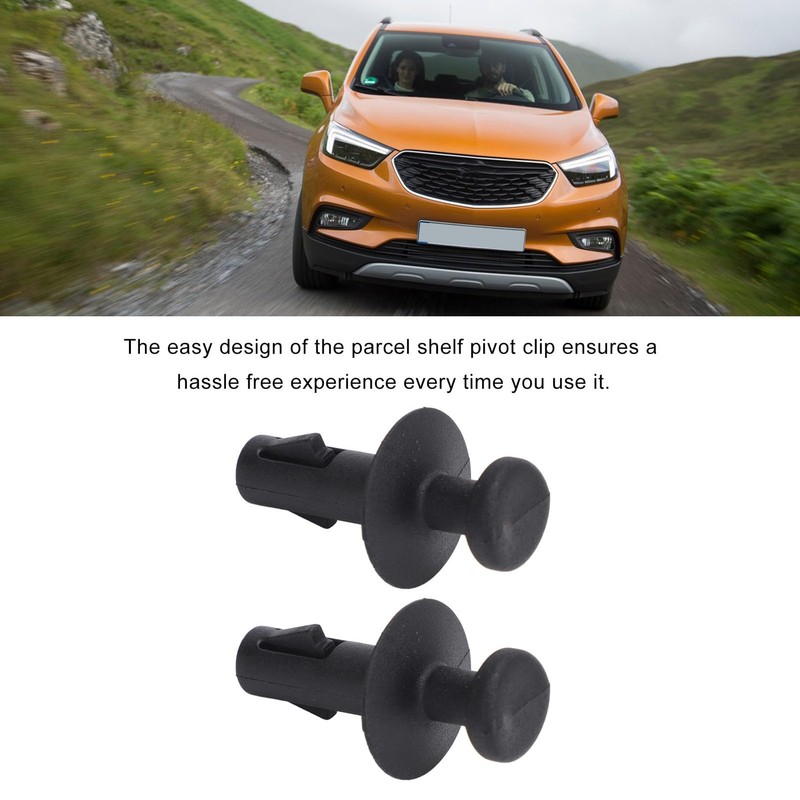 2pcs Parcel Shelf Clip 95129884 Plastic Car Luggage Cover Pivot