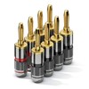 conecto High-End Banana Plug, Speaker Cable with a Maximum Diameter
