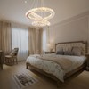 Dixun Dimmable LED Chandeliers Modern Ceiling Light Fixture 3 Rings