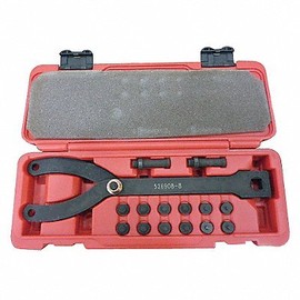 WestWard Tools Spanner Wrench Set, L 12 in.