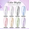 Born Pretty Silver Chrome Nail Powder Super Glossy Mirror Effect