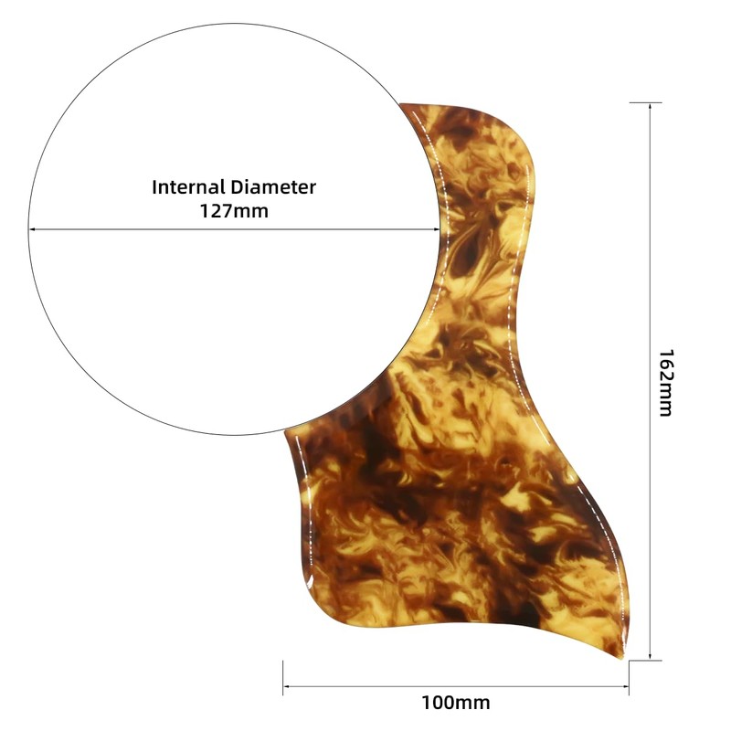 Domofa Acoustic Guitar Pickguard Thick Pick Guard for Taylor Acoustic