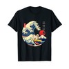 Komondor Japanese Kanagawa Wave Surf Loyal Dog T-Shirt