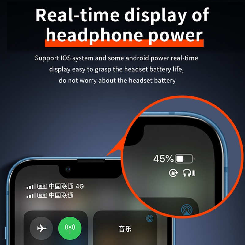 V28 BT5.2 Wireless Business Headphones with Microphone Open Ear Ear-Hook