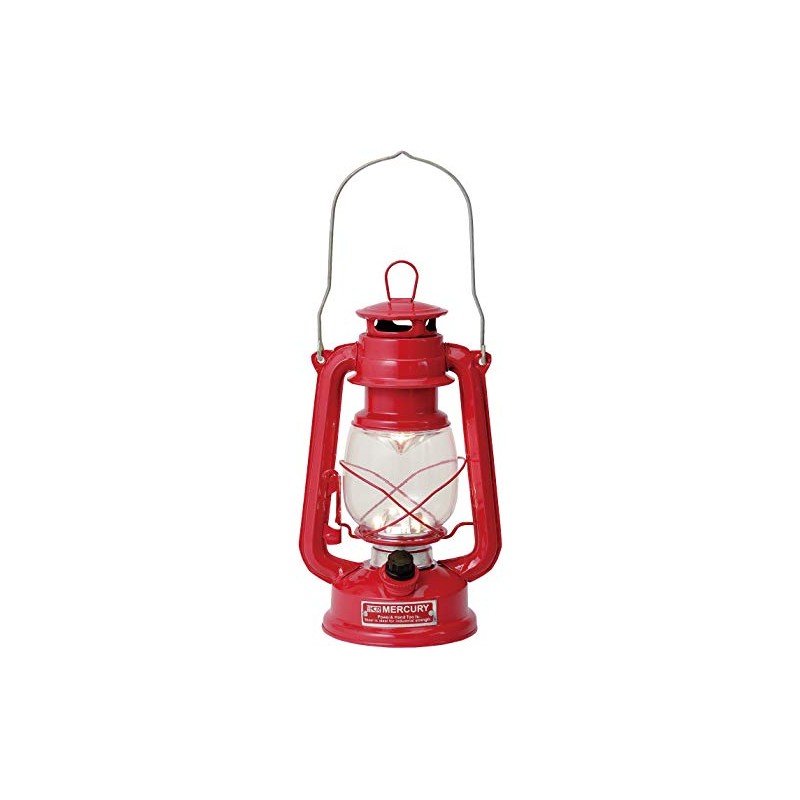 Keystone Mercury Hurricane Lantern, Red