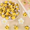 Thoquene Pack of 48 Bee Decorations, 36 Pieces Bee with