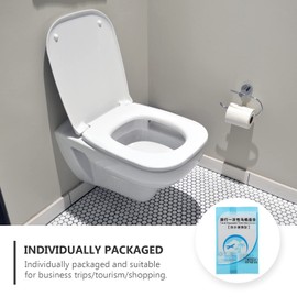 EXCEART 1 50pcs Disposable Toilet Seat Toilet Seat Paper Travel Disposable Toilet Cover Disposable Toilet Cover Non Wc Travel Toilet Paper Portable Toilet Paper Cushions Film Set Maternity