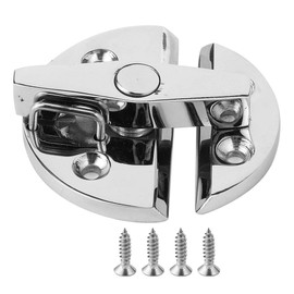 316 Marine Stainless Steel Boat Door Latch Round Turn Button Catch Rotate Latch Lock for Boat Door Cabinet Hatchway Marine Hardware Accessories