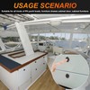 CXQamitao 5 Pack Push Button Latch Cabinet Door Catch Keyless