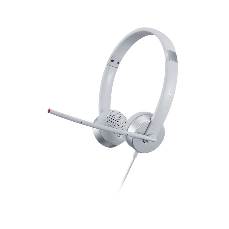 Lenovo 100 - Analog Stereo Headphones (Noise Isolating, 180 Degree