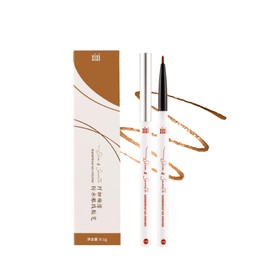 XIXI Box Gel Eyeliner, Silky Texture, Easy to Draw, Anti-Fall Eyeliner, Waterproof, Long Lasting Makeup #5 Tea Brown