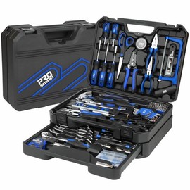 Prostormer 269-Piece Tool Set, Complete Tool Kit for Home, Auto and Mechanics Repair, General Household Hand Tool Box with Drawer for Men & Women (Blue)