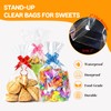 AGOBUHE Cellophane Treat Bags 8x12 Inch 50 Pack Clear Goodie