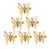 Cartanfill- 3D Moving Butterfly Hair Clips Metal Gold Moving Wings