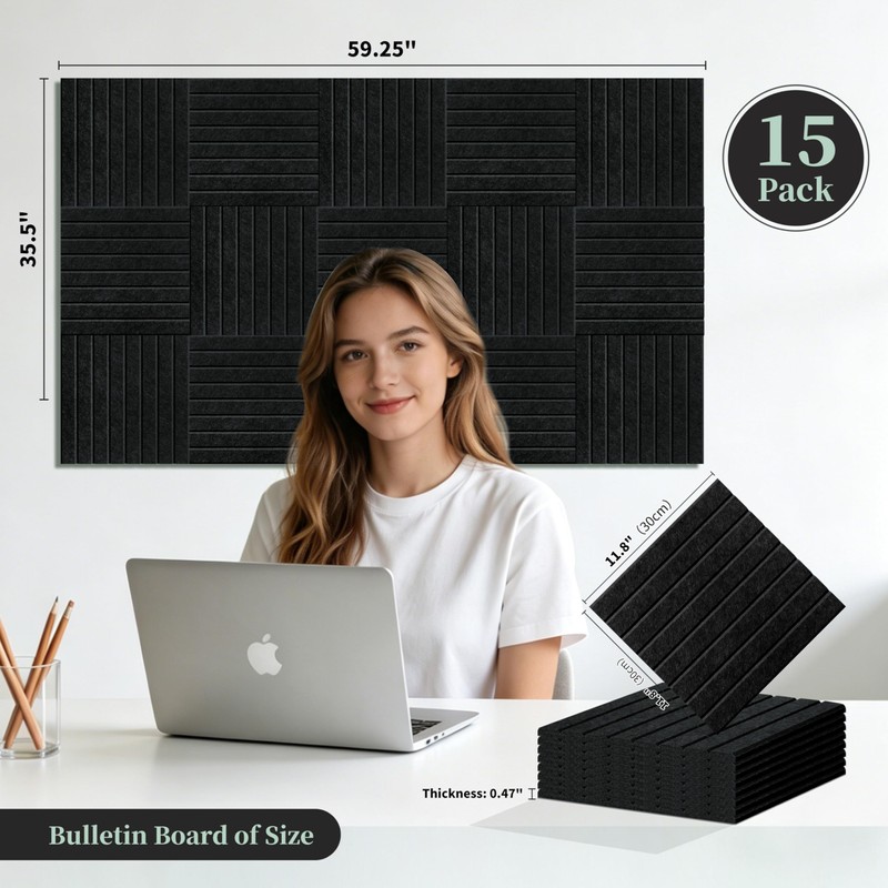 YNHAY Large Cork Board, 59" x 36", 1/2" Thick Bulletin