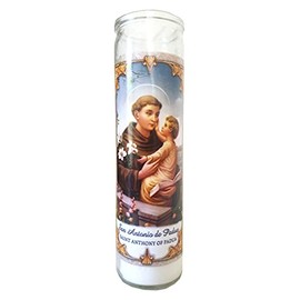 Saint Anthony of Padua (San Antonio de Padua) Devotional Candle