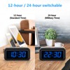 Timegyro Digital Alarm Clock Battery Operated with LED Display for