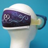 SeaCanary Snorkeling Diving Mask Strap Cover Tribal Heart Blue