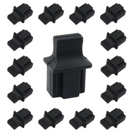 Moicstiy 50Pcs RJ45 Anti-Dust Cover Cap, Silicone Ethernet Dust Plugs Protector for Fiber Optic Copper RJ45 Female Fiber Terminal Slot