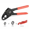 IWISS Angle PEX Crimping Tools Combo Kits for 1/2" &