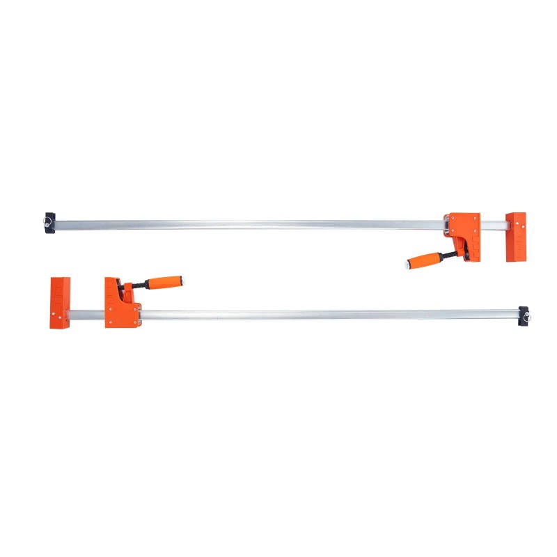 2-Pack 50\" Woodworking Parallel Clamp Set High-Strength Plastic F Clamp