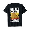 Rollercoaster Screamer I Hilarious Roller Coaster T-Shirt
