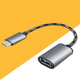 For Motorola Type-C OTG Cable Male To Type-A Female Adapter for Motorola Moto Z4 XT1980 Phone