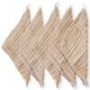 Fibre For Good Cotton Reusable Wipes 5pk, Natural